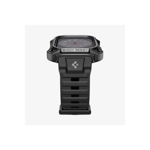 Spigen Apple Watch (45mm) Kılıf, Spigen Tough Armor Pro Metal Black Outlet