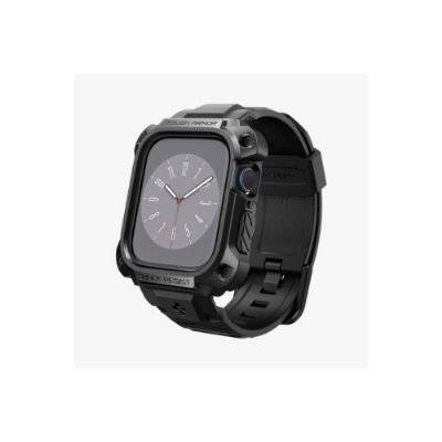 Spigen Apple Watch (45mm) Kılıf, Spigen Tough Armor Pro Metal Black Outlet