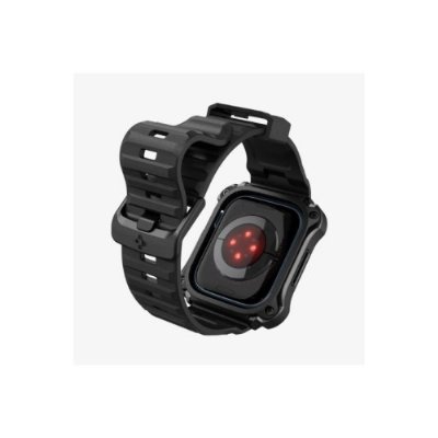Spigen Apple Watch (45mm) Kılıf, Spigen Tough Armor Pro Metal Black Outlet