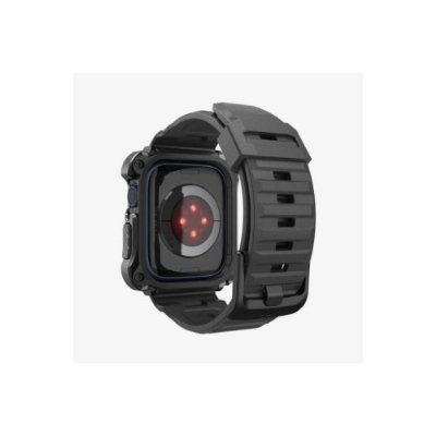 Spigen Apple Watch (45mm) Kılıf, Spigen Tough Armor Pro Metal Black Outlet