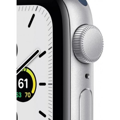 Apple Watch SE GPS 40mm Gümüş Rengi Alüminyum Kasa ve Mavi Spor Kordon Akıllı Saat - TEŞHİR