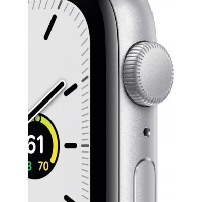 Apple Watch SE GPS 44mm Gümüş Rengi Alüminyum Kasa ve Mavi Spor Kordon Akıllı Saat