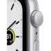 Apple Watch SE GPS 44mm Gümüş Rengi Alüminyum Kasa ve Mavi Spor Kordon Akıllı Saat