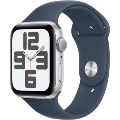 Apple Watch SE 2 2023 GPS 40mm Gümüş Rengi Alüminyum Kasa ve Fırtına Mavisi Spor Kordon Akıllı Saat - Outlet