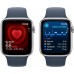Apple Watch SE 2 2023 GPS 40mm Gümüş Rengi Alüminyum Kasa ve Fırtına Mavisi Spor Kordon Akıllı Saat - Outlet