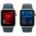 Apple Watch SE 2 2023 GPS 40mm Gümüş Rengi Alüminyum Kasa ve Kot Rengi Spor Kordon Akıllı Saat - Teşhir