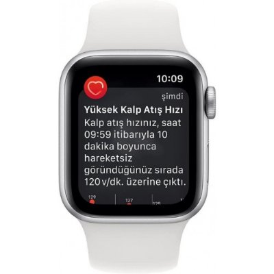 Apple Watch Se Gps 40MM Silver Aluminium Case With White Sport Band - Regular MNJV3TU/A