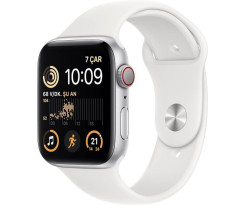 Apple Watch SE 2 GPS + Cellular 44mm Gümüş Re...