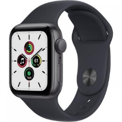 Apple Watch SE GPS 40mm Uzay Grisi Alüminyum Kasa ve Spor Kordon Akıllı Saat
