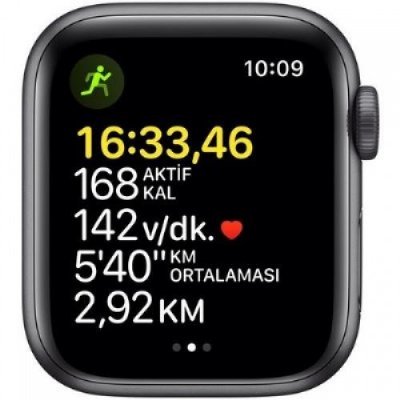 Apple Watch SE GPS 40mm Uzay Grisi Alüminyum Kasa ve Spor Kordon Akıllı Saat