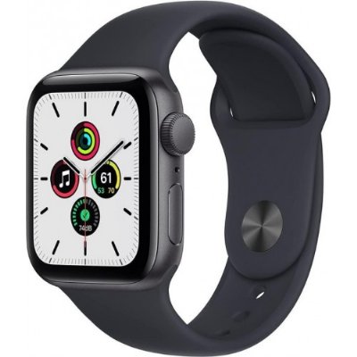 Apple Watch SE GPS 40mm Uzay Grisi Alüminyum Kasa ve Spor Kordon Akıllı Saat - TEŞHİR