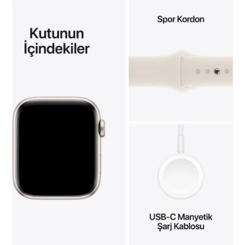 Apple Watch SE 2 GPS 40mm Yıldız Işığı Alüminyum Kasa ve Spor Kordon Akıllı Saat (Apple Türkiye Garantili) Apple Watch SE 2 GPS 40mm Yıldız Işığı Alüminyum Kasa ve Spor Kordon Akıllı Saat (Apple Türkiye Garantili)