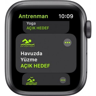 Apple Watch SE GPS 40mm Uzay Grisi Alüminyum Kasa ve Spor Kordon Akıllı Saat Teşhir
