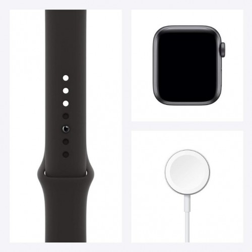 Apple Watch SE GPS 40mm Uzay Grisi Alüminyum Kasa ve Spor Kordon Akıllı Saat Teşhir
