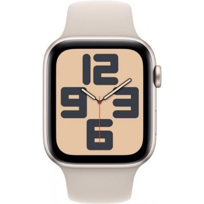 Apple Watch SE 2 2023 GPS 40mm Yıldız Işığı Alüminyum Kasa ve Spor Kordon Akıllı Saat - Outlet