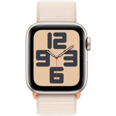 Apple Watch SE 2 2023 GPS 40mm Yıldız Işığı Alüminyum Kasa ve Yıldız Işığı Spor Loop Kordon Akıllı Saat Outlet