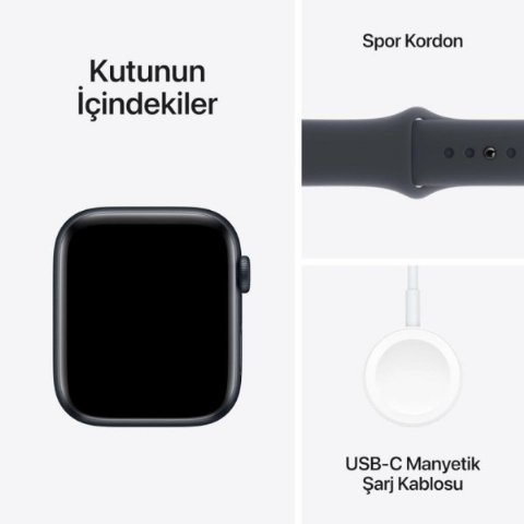 Apple Watch SE 2 2023 GPS 44mm Gece Yarısı Alüminyum Kasa ve Spor Kordon Akıllı Saat (Apple Türkiye Garantili) Apple Watch SE 2 2023 GPS 44mm Gece Yarısı Alüminyum Kasa ve Spor Kordon Akıllı Saat (Apple Türkiye Garantili)
