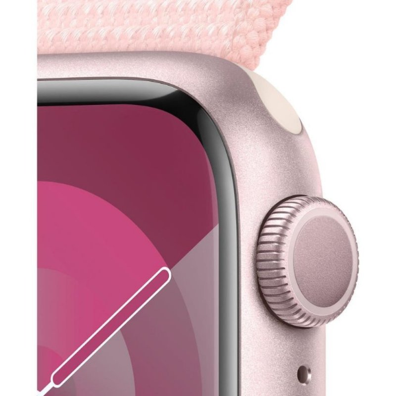Apple Watch Series 9 GPS + Cellular 41mm Pembe Alüminyum Kasa ve Uçuk Pembe Spor Loop Kordon Akıllı Saat (Apple Türkiye Garantili) Apple Watch Series 9 GPS + Cellular 41mm Pembe Alüminyum Kasa ve Uçuk Pembe Spor Loop Kordon Akıllı Saat (Apple Türkiye Garantili)