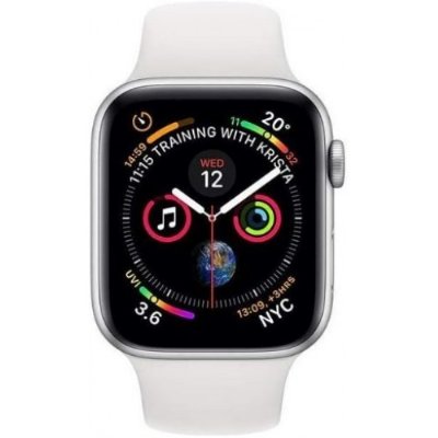 Apple Watch Series 3 GPS 42mm Gümüş Rengi Alüminyum Kasa ve Puslu Gri Spor Kordon Akıllı Saat Teşhir