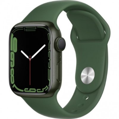 Apple Watch Series 7 GPS 41mm Yeşil Alüminyum Kasa ve Spor Kordon Akıllı Saat - TEŞHİR