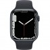 Apple Watch Series 7 GPS 45mm Gece Yarısı Alüminyum Kasa ve Spor Kordon Akıllı Saat