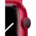 Apple Watch Series 7 GPS 45mm Kırmızı Alüminyum Kasa ve Spor Kordon Akıllı Saat - TEŞHİR