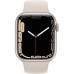 Apple Watch Series 7 GPS 45mm Yıldız Işığı Alüminyum Kasa ve Spor Kordon Akıllı Saat - TEŞHİR