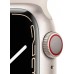 Apple Watch Series 7 GPS + Cellular 41mm Yıldız Işığı Alüminyum Kasa ve Spor Kordon Akıllı Saat