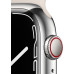 Apple Watch Series 7 GPS + Cellular 45mm Gümüş Paslanmaz Çelik Kasa ve Spor Kordon Akıllı Saat - Outlet