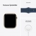 Apple Watch Series 7 GPS + Cellular 45mm Altın Paslanmaz Çelik Kasa ve Spor Kordon Akıllı Saat
