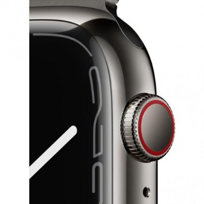 Apple Watch Series 7 GPS Cellular 45mm Grafit  Akıllı Saat - TEŞHİR