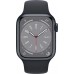 Apple Watch Series 8 GPS 41mm Gece Yarısı Alüminyum Kasa ve Spor Kordon Akıllı Saat