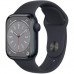 Apple Watch Series 8 GPS 41mm Gece Yarısı Alüminyum Kasa ve Spor Kordon Akıllı Saat Outlet