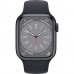 Apple Watch Series 8 GPS 41mm Gece Yarısı Alüminyum Kasa ve Spor Kordon Akıllı Saat Teşhir