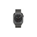 Apple Watch Series 8 GPS + Cellular 41mm Grafit Paslanmaz Çelik Kasa ve Milano Döngüsü Kordon Akıllı Saat