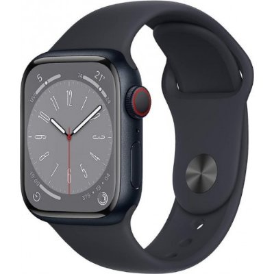 Apple Watch Series 8 GPS + Cellular 41mm Gece Yarısı