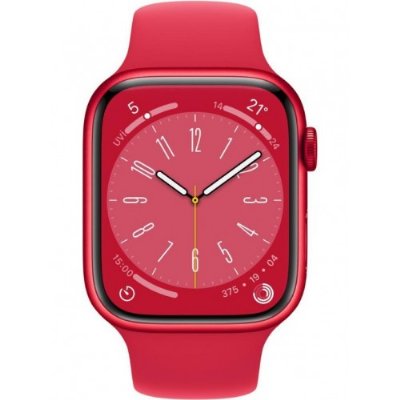 Apple Watch Series 8 GPS + Cellular 45mm Kırmızı Alüminyum Kasa ve Spor Kordon Akıllı Saat