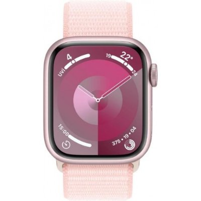 Apple Watch Series 9 GPS 41mm Pembe Alüminyum Kasa ve Uçuk Pembe Spor Kordon Akıllı Saat