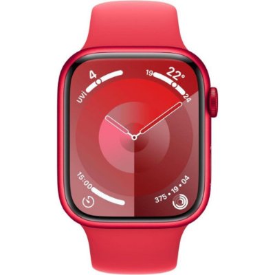 Apple Watch Series 9 GPS 45mm Alüminyum Kasa ve Kırmızı Spor Kordon Akıllı Saat - Teşhir