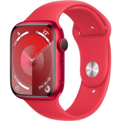 Apple Watch Series 9 GPS 45mm Alüminyum Kasa ve Kırmızı Spor Kordon Akıllı Saat - Teşhir