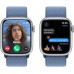 Apple Watch Series 9 GPS 41mm Gümüş Rengi Alüminyum Kasa ve Buz Mavisi Spor Loop Kordon Akıllı Saat