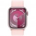 Apple Watch Series 9 GPS 41mm Pembe Alüminyum Kasa ve Uçuk Pembe Spor Loop Kordon Akıllı Saat