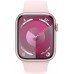 Apple Watch Series 9 GPS 45mm Pembe Alüminyum Kasa ve Uçuk Pembe Spor Kordon Akıllı Saat