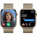 Apple Watch Series 9 GPS + Cellular 45mm Altın Rengi Paslanmaz Çelik Kasa ve Altın Rengi Milano Loop Kordon Akıllı Saat