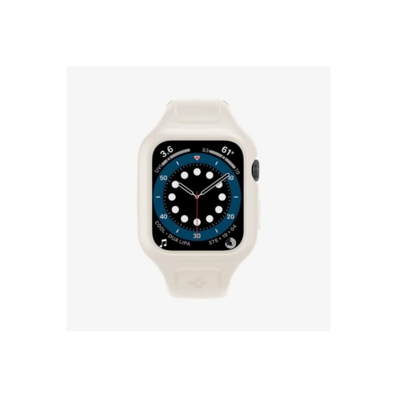 Spigen Apple Watch Seri (40mm) ile Uyumlu Kılıf, Spigen Liquid Air Pro Soft White Outlet