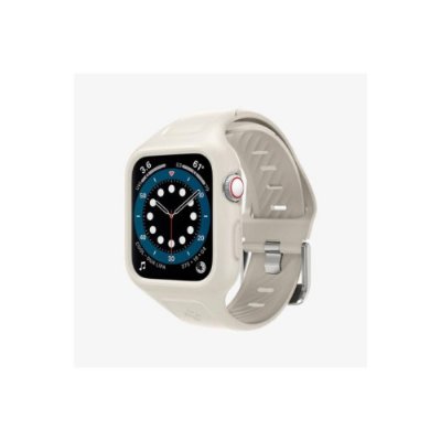 Spigen Apple Watch Seri (40mm) ile Uyumlu Kılıf, Spigen Liquid Air Pro Soft White Outlet