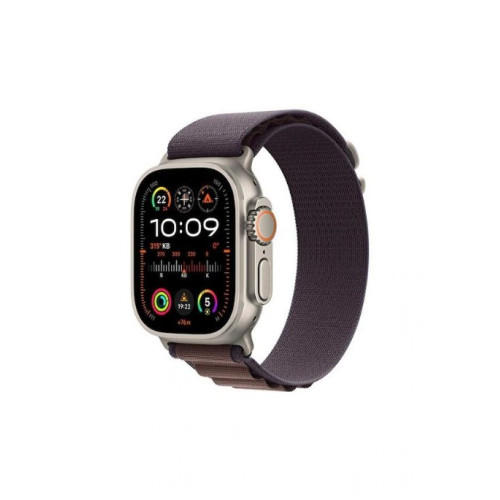 Apple Watch Ultra 2 GPS + Cellular 49mm Natürel Titanyum Kasa ve Indigo-Alpine Loop Kordon Akıllı Saat Teşhir
