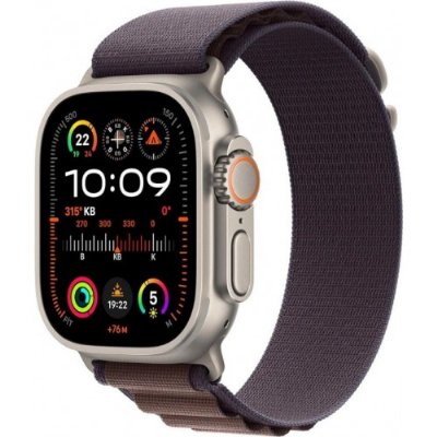 Apple Watch Ultra 2 GPS + Cellular 49mm Natürel Titanyum Kasa ve Indigo-Alpine Loop Kordon Akıllı Saat