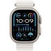 Apple Watch Ultra 2 GPS + Cellular 49mm Titanyum Kasa ve Beyaz-Ocean Kordon Akıllı Saat(İthalatçı Garantili)