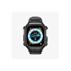 Spigen Apple Watch 49mm (Ultra 2/1) Kılıf & Kordon Kayış Rugged Armor Pro Outlet